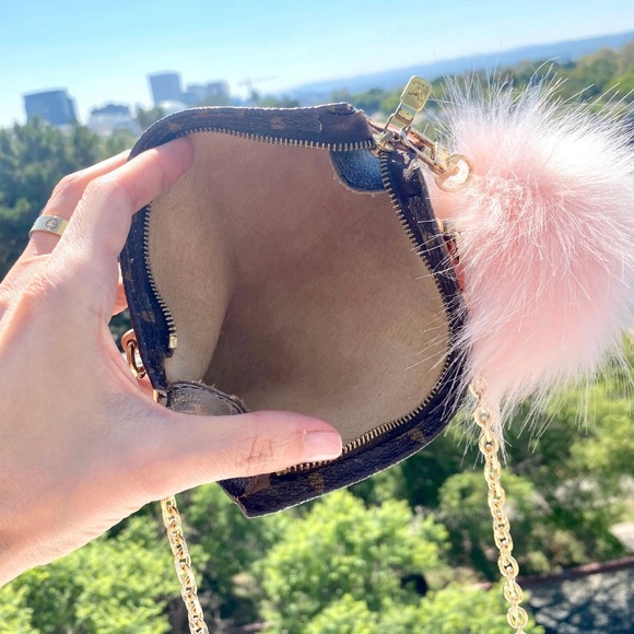 Authentic LOUIS VUITTON Pouch Purse Bag LV Purse Monogram Restored interior - Picture 6 of 10